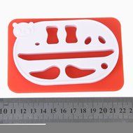 Heart Shaped Sandwich Maker Bread Mould Cutter (1, Pink&amp;White) N4