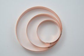3 Piece Round Cookie Cutter Set 2 inches 3 inches and 4inches