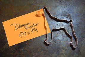 Doberman Pinscher Cookie Cutter N2
