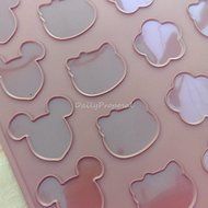 Mickey Mouse Hello Kity Flower Cookie Macaron Silicone Mat Bareware Baking Macaroon Pastry Candy Non-stick Liner... N2