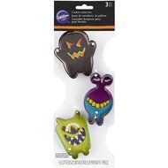 Wilton 3-Piece Monster Halloween Cookie Cutter Set
