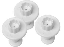Ateco Set of 3 Sugar Paste Narrow Leaf Cutters N4
