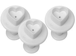 Ateco Set of 3 Sugar Paste Narrow Leaf Cutters N5