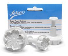 Ateco Set of 3 Sugar Paste Narrow Leaf Cutters N6