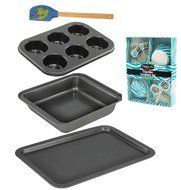 19 Piece Plastic &amp; Silicone Cooking Utensil Starter Kitchen Inexpensive Kitchen Gadget Gift Set Chef Dad Him Wife... N8