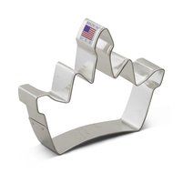 Ann Clark Crown Cookie Cutter - 4.5 Inches - Tin Plated Steel