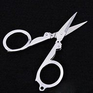 Sharp Mini Folding Scissors Pocket Keychain Travel Small Cutter Crafts Emergency N3