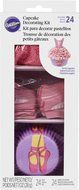 Wilton Ballerina Cupcake Decorating Set 48 Piece: 24 Baking Cups, 24 Fun Pix Ballerina Toppers, 415-2529 N4