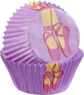 Wilton Ballerina Cupcake Decorating Set 48 Piece: 24 Baking Cups, 24 Fun Pix Ballerina Toppers, 415-2529 N5