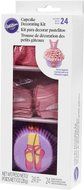 Wilton Ballerina Cupcake Decorating Set 48 Piece: 24 Baking Cups, 24 Fun Pix Ballerina Toppers, 415-2529 N7