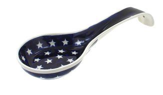 Polish Pottery Stars Large Spoon Rest