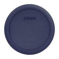 Pyrex 7201-PC Round 4 Cup Storage Lid for Glass Bowls (2, Navy Blue) N2
