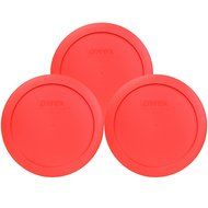 Pyrex 7201-PC Round 4 Cup Storage Lid for Glass Bowls (2, Navy Blue) N3