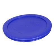 Pyrex 7201-PC Round 4 Cup Storage Lid for Glass Bowls (2, Navy Blue) N6
