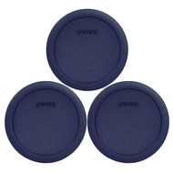 Pyrex 7201-PC Round 4 Cup Storage Lid for Glass Bowls (2, Navy Blue) N10