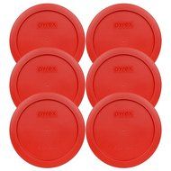 Pyrex 7201-PC Round 4 Cup Storage Lid for Glass Bowls (2, Navy Blue) N15