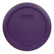 Pyrex 7201-PC Round 4 Cup Storage Lid for Glass Bowls (2, Navy Blue) N18