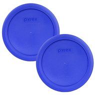 Pyrex 7201-PC Round 4 Cup Storage Lid for Glass Bowls (2, Navy Blue) N20