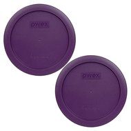 Pyrex 7201-PC Round 4 Cup Storage Lid for Glass Bowls (2, Navy Blue) N24