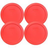 Pyrex 7201-PC Round 4 Cup Storage Lid for Glass Bowls (2, Navy Blue) N26