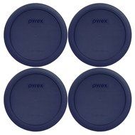 Pyrex 7201-PC Round 4 Cup Storage Lid for Glass Bowls (2, Navy Blue) N43