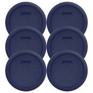 Pyrex 7201-PC Round 4 Cup Storage Lid for Glass Bowls (2, Navy Blue) N49