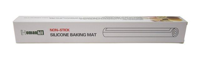 Homankit Non-stick Silicone Baking Mat Purplish Red Border for Macaron with Reusable White Surface 11.6 X 16.5... N6