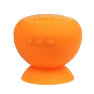 Speaker, Dreaman Mini Mushroom Bluetooth Speaker Wireless Hands free Waterproof Silicone Suction Orange N3
