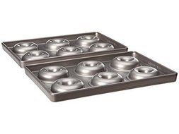 KitchenAid KBNSS06DG 6-Cavity Professional-Grade Nonstick Mini Doughnut Pan, Set of 2
