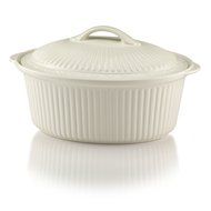 Mikasa Italian Countryside Round Casserole Dish with Lid, 1.5-Quart