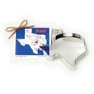 Texas Cookie and Fondant Cutter - Ann Clark - 4.8 Inches - US Tin Plated Steel