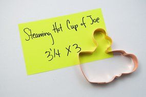 Steaming Hot Cup of Joe Coffee Cookie Cutter N2