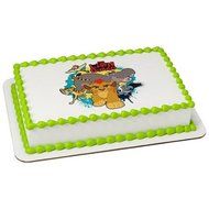 Whimsical Practicality Lion Guard Edible Icing Image for 1/4 Sheet cake