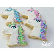 Ann Clark Unicorn Head Cookie Cutter - 4 Inches - Tin Plated Steel N2