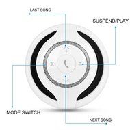 Sunseai Wireless Bluetooth Mini Speakers With Subwoofer Mini Round Hi-Fi Speaker Portable Bluetooth Speakers For... N4