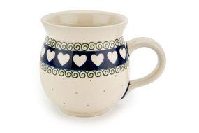 Polish Pottery Cupid Bubble Mug