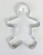TwiceBooked Christmas Cookie Cutter Bundle - Set of 8 Gingerbread Boy, Girl, Bell, Santa, Star, Snowman, Tree,... N3