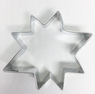 TwiceBooked Christmas Cookie Cutter Bundle - Set of 8 Gingerbread Boy, Girl, Bell, Santa, Star, Snowman, Tree,... N6