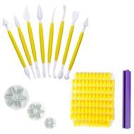 Cooketta - 157 pcs Tart, Pastries, Canap&eacute;s, Icing, Cake, Clay, Fondant, Sugarpaste, Scones, and Cookies Cutter... N5