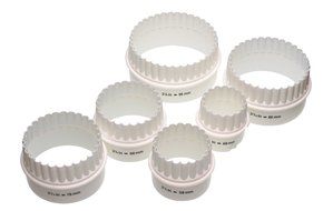Cooketta - 157 pcs Tart, Pastries, Canap&eacute;s, Icing, Cake, Clay, Fondant, Sugarpaste, Scones, and Cookies Cutter... N6