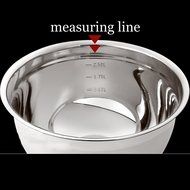 PER-IHOME Prefessional Stainless Steel Mixing Bowls With Measuring line Great For Your Modern Kitchen(Large) N4
