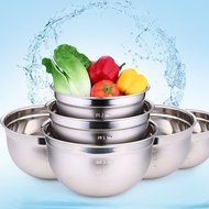 PER-IHOME Prefessional Stainless Steel Mixing Bowls With Measuring line Great For Your Modern Kitchen(Large) N7