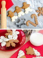 StarPack Christmas Cookie Cutters Set (18 Piece) &ndash; Favorite Holiday Shapes including Gingerbread Man, Star and... N4