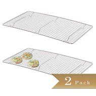 2 - Chrome Plated Wire Pan Grate - Cooling Racks 10&quot; x 18&quot;