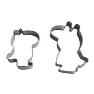 Yunko 2pcs Peppa Pig Stainless Steel Cookie Fondant Cutter Cake Decorating Tools Cz009 N2