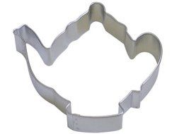 R&amp;M Teapot 3.75&quot; Cookie Cutter in Durable, Economical, Tinplated Steel