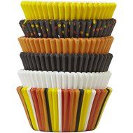 Wilton 415-3211 150 Count Candy Corn Baking Cup Tube, Assorted N2