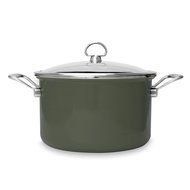 Chantal Copper Fusion 6-Quart Casserole with Glass Lid, Chili Red N6