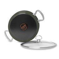 Chantal Copper Fusion 6-Quart Casserole with Glass Lid, Chili Red N7