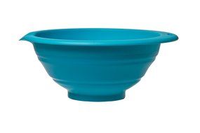 Progressive International 3 Quart Collapsible Bowl, Blue and White